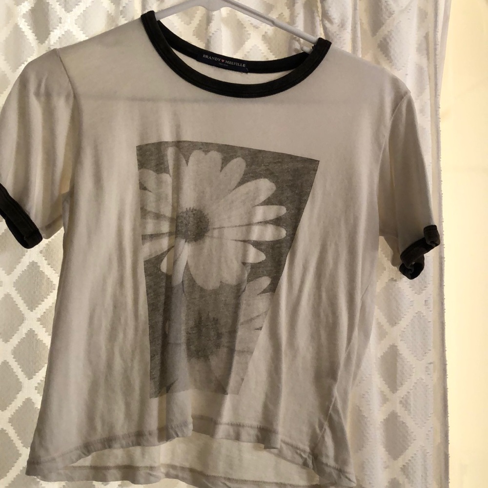 Brandy Melville sunflower tee